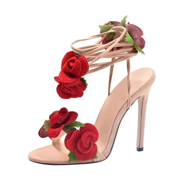 dress shoes women open toe high heel designer woman flower lace-up pumps stiletto ladies party sandals sandalia feminina, Black
dress shoes women open toe high heel designer woman flower lace-up pumps stiletto ladies party sandals sandalia feminina, Black