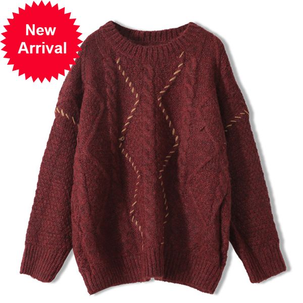 oversee women's nightgown autumn casual fashion knitted sweater torsion solid neck thick female long sleeve c-312, White;black
oversee women's nightgown autumn casual fashion knitted sweater torsion solid neck thick female long sleeve c-312, White;black