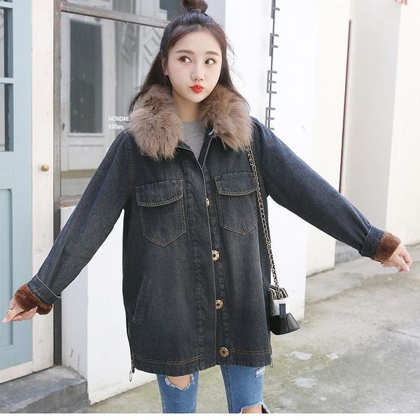 pockets button denim jacket women autumn casual fashion new style temperament all match women clothes m2611, Black
pockets button denim jacket women autumn casual fashion new style temperament all match women clothes m2611, Black