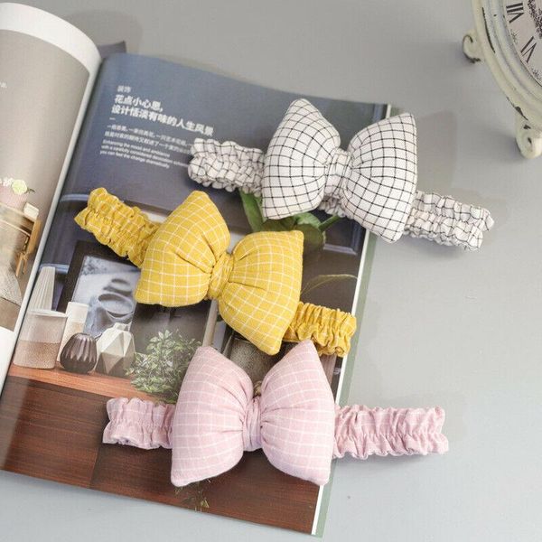 hair accessories born baby girls big bow headband plaid elastic hairband band, Slivery;white
hair accessories born baby girls big bow headband plaid elastic hairband band, Slivery;white