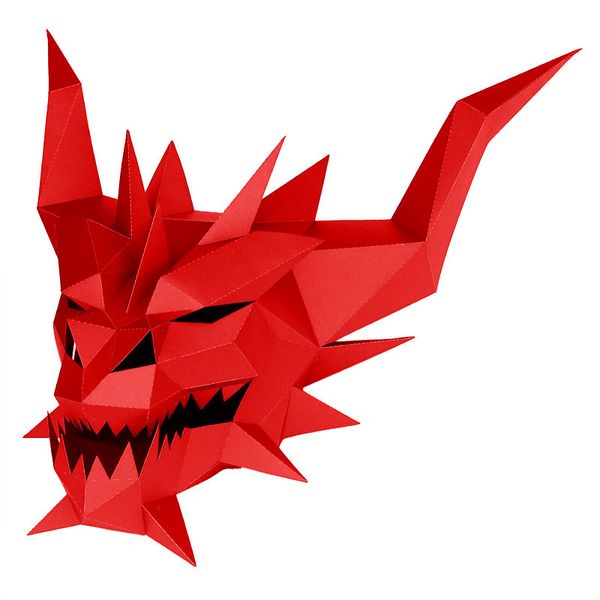 2021 latest paper cosplay 3d red devil ghost monster costume diy craft model mask christmas halloween prom party gift new
2021 latest paper cosplay 3d red devil ghost monster costume diy craft model mask christmas halloween prom party gift new