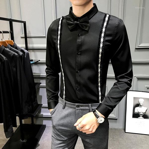 men's casual shirts fashion slim fit men shirt long sleeve camisas para hombre chemise homme 2021 spring autumn camisa social masculina, White;black
men's casual shirts fashion slim fit men shirt long sleeve camisas para hombre chemise homme 2021 spring autumn camisa social masculina, White;black