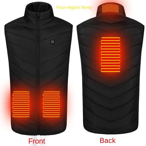 2021 new usb 8 places men outdoor clothes winter fishing hunting heating vest heated jacket veste chauffante j4t6, Black;white
2021 new usb 8 places men outdoor clothes winter fishing hunting heating vest heated jacket veste chauffante j4t6, Black;white