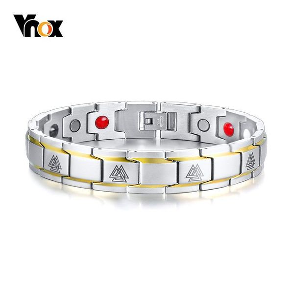 vnox viking rune magnetic bracelets for women men stainless steel therapy healing bangle nordic mythology amulet pulseira, Black
vnox viking rune magnetic bracelets for women men stainless steel therapy healing bangle nordic mythology amulet pulseira, Black