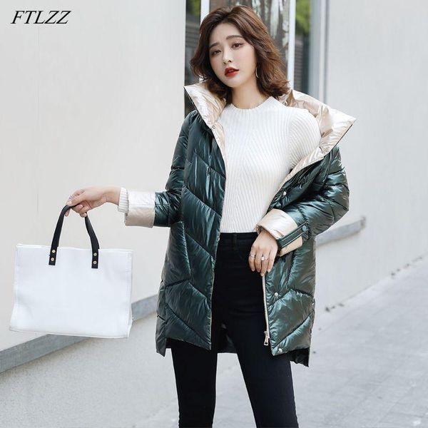 ftlzz новые зимние элегантные женщины хлопок длинные куртки пальто стойки воротник карманные карманные одиночные грубообразные боковым пальт, Black
ftlzz новые зимние элегантные женщины хлопок длинные куртки пальто стойки воротник карманные карманные одиночные грубообразные боковым пальт, Black