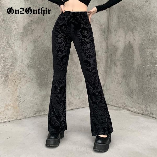 women's pants & capris gothic dark vintage high waist flared women casual elegant ladies trouser black velour wide-leg for girls goth, Black;white
women's pants & capris gothic dark vintage high waist flared women casual elegant ladies trouser black velour wide-leg for girls goth, Black;white