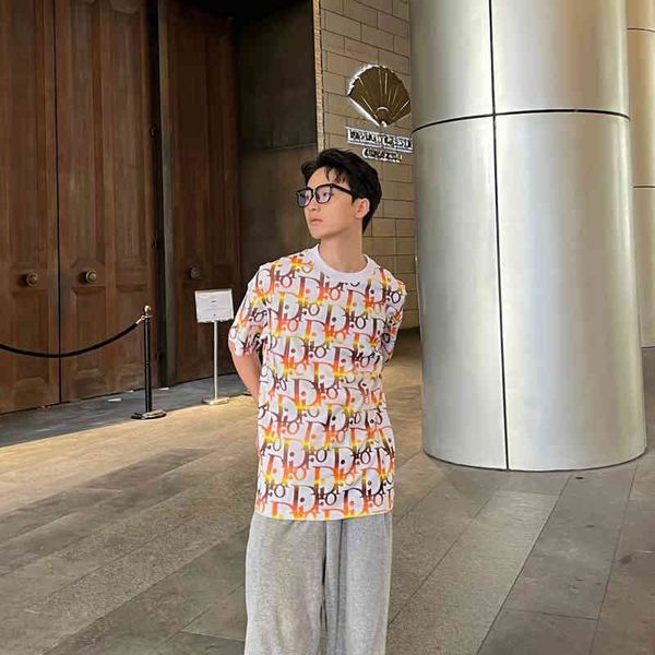 pure yuan version designer 2022 spring summer new couple style gradient full printed letters leisure round neck short sleeve t-shirt men, White
pure yuan version designer 2022 spring summer new couple style gradient full printed letters leisure round neck short sleeve t-shirt men, White