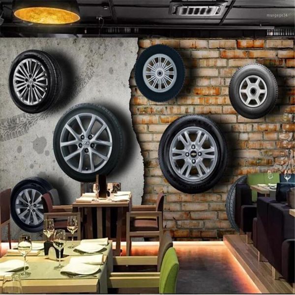 milofi customized large wallpaper mural 3d stereo retro nostalgic car tire brick wall background wall mural1
milofi customized large wallpaper mural 3d stereo retro nostalgic car tire brick wall background wall mural1