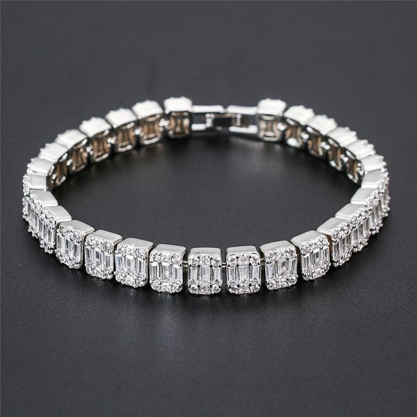 out bling iced two colors of luxury square zircon cubic bracelet hip hop jewelry for men present 6ks8, Black
out bling iced two colors of luxury square zircon cubic bracelet hip hop jewelry for men present 6ks8, Black