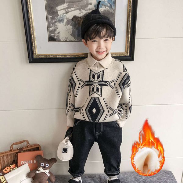 boys' pullover 2021 winter new warm cool lapel children's knitted sweater fashion, Blue
boys' pullover 2021 winter new warm cool lapel children's knitted sweater fashion, Blue