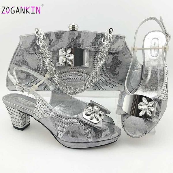 dress shoes fashion women silver color sandals and bag set to match nigerian with matching bags for wedding party1, Black
dress shoes fashion women silver color sandals and bag set to match nigerian with matching bags for wedding party1, Black