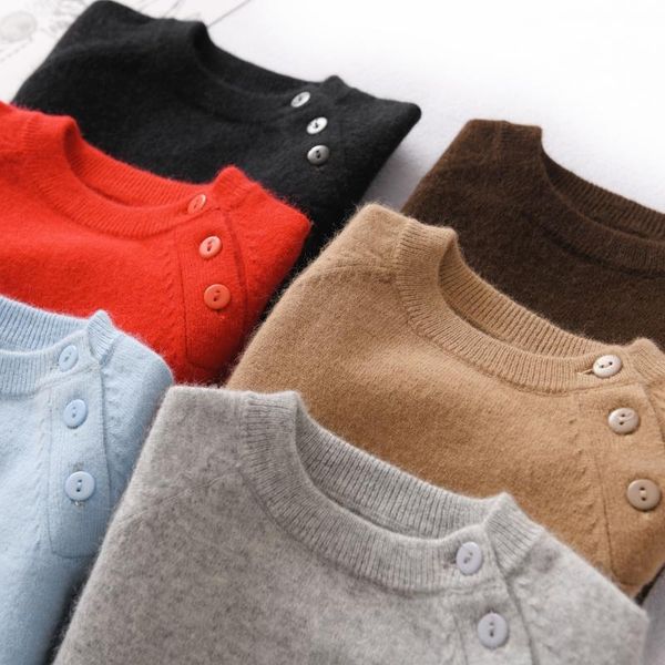 pullover 2021 winter children's pure cashmere sweater oblique shoulder button round neck buttoned boys baby, Blue
pullover 2021 winter children's pure cashmere sweater oblique shoulder button round neck buttoned boys baby, Blue