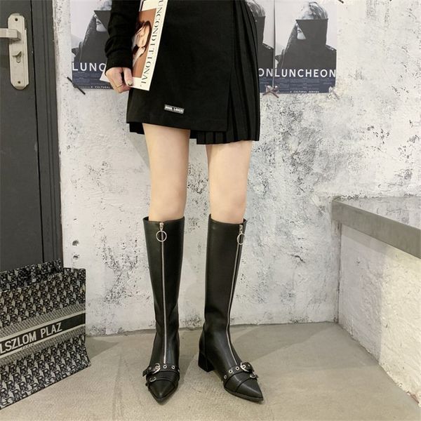 2021 new autumn winter high-quality leather women in high heels at the knee-boots of metal, bolt anti-slip zipper, wearable boots j5xp, Black
2021 new autumn winter high-quality leather women in high heels at the knee-boots of metal, bolt anti-slip zipper, wearable boots j5xp, Black