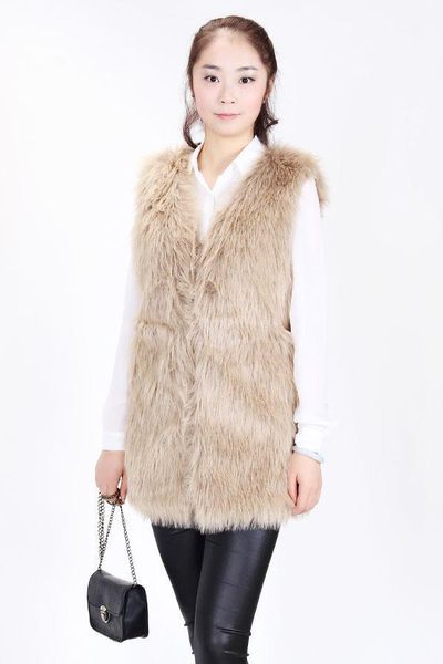 fashion women faux fur vest winter long vest sleeveless luxury fur coat plus size slim1, Black
fashion women faux fur vest winter long vest sleeveless luxury fur coat plus size slim1, Black