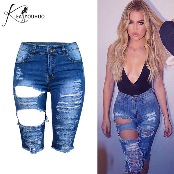 women's jeans 2021 summer high waist woman trousers skinny denim knee length ripped for women shorts pantalon femme pants, Blue
women's jeans 2021 summer high waist woman trousers skinny denim knee length ripped for women shorts pantalon femme pants, Blue