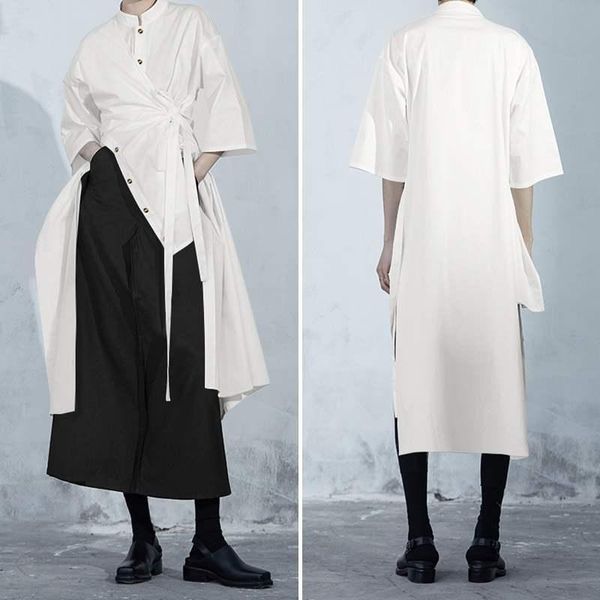 plus size women'long blouse vonda 2021 turtleneck half sleeve buttons asymmetric tunic casual shirts blusas femininas 5xl, White
plus size women'long blouse vonda 2021 turtleneck half sleeve buttons asymmetric tunic casual shirts blusas femininas 5xl, White