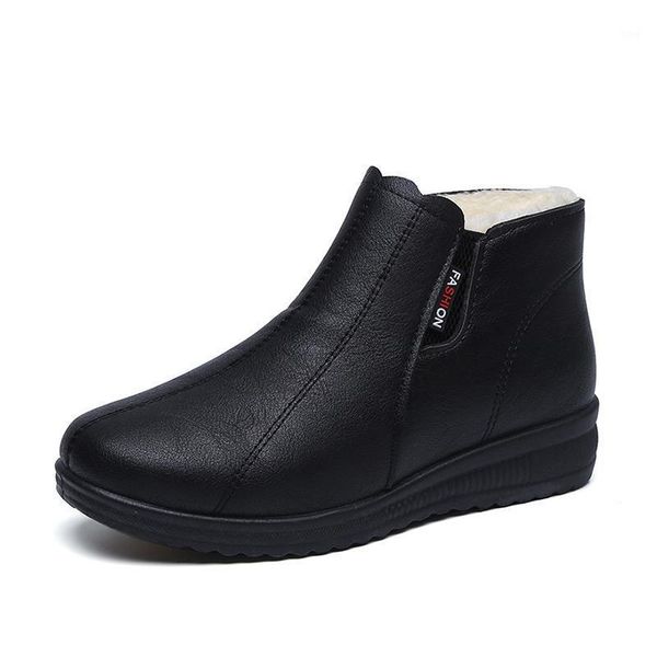 boots ankle ladies winter warm fur shoes women zippers short pu leather keep platform flats 2021 1, Black
boots ankle ladies winter warm fur shoes women zippers short pu leather keep platform flats 2021 1, Black