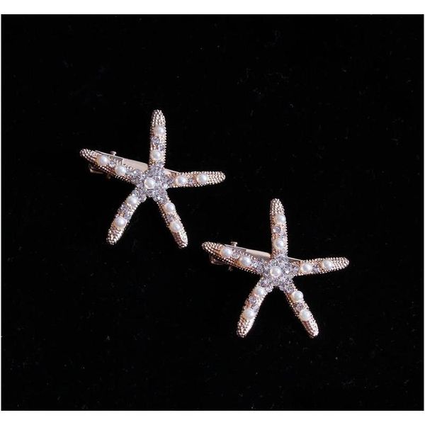 s891 fashion jewelry pearls beads rhinstone starfish hair clip barrette womens girls hairpin barrettes sqcurn new_dhbest, Golden;silver
s891 fashion jewelry pearls beads rhinstone starfish hair clip barrette womens girls hairpin barrettes sqcurn new_dhbest, Golden;silver