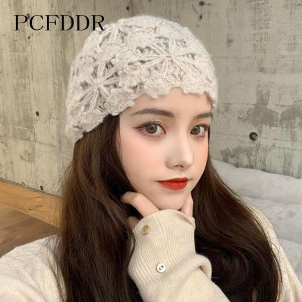 beanie/skull caps pcfddr autumn and winter warm baotou yuezi hat korean fashion hollow out hand knitted hat., Blue;gray
beanie/skull caps pcfddr autumn and winter warm baotou yuezi hat korean fashion hollow out hand knitted hat., Blue;gray