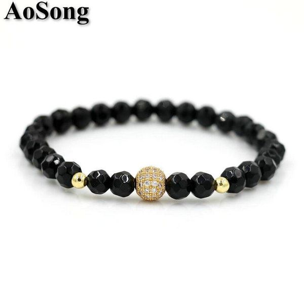 beaded, strands bppccr faceted black onyx stone 6mm gold color shiny micro pave cz balls men women boy chakra lucky bracelets pulseras hombr
beaded, strands bppccr faceted black onyx stone 6mm gold color shiny micro pave cz balls men women boy chakra lucky bracelets pulseras hombr