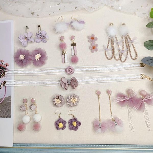 2020 new selling hand-made purple series drop earrings creative romantic gift statement earrings for women.1, Silver
2020 new selling hand-made purple series drop earrings creative romantic gift statement earrings for women.1, Silver