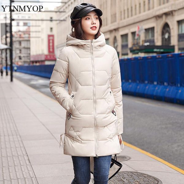 women's down & parkas winter coat women medium long hooded solid padded clothing plus size 4xl thickening warm jackets casaco feminino, Black
women's down & parkas winter coat women medium long hooded solid padded clothing plus size 4xl thickening warm jackets casaco feminino, Black