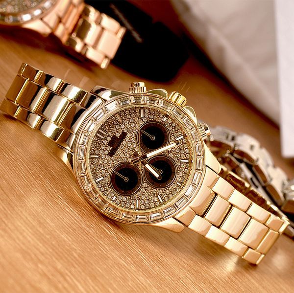 genuine three-eye steel belt mens watch classic fashion tyrant alluvial gold mens watch rhinestone large dial watch fashion design, Slivery;brown
genuine three-eye steel belt mens watch classic fashion tyrant alluvial gold mens watch rhinestone large dial watch fashion design, Slivery;brown