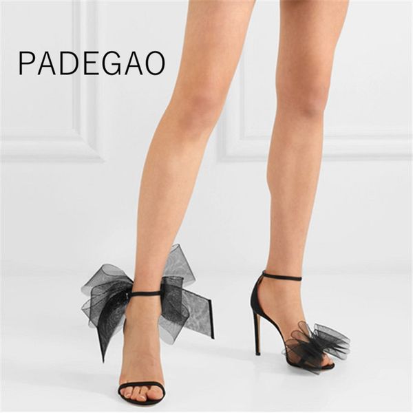 women high heels 2019 summer club bow fashion sandals wedding party korean style womens shoes q1204, Black
women high heels 2019 summer club bow fashion sandals wedding party korean style womens shoes q1204, Black