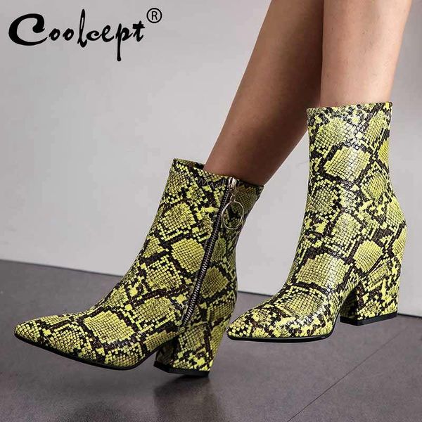 coolcept women high heels ankle boots fashion zipper warm fur winter shoes for women pointed toe office footwear size 34-43, Black
coolcept women high heels ankle boots fashion zipper warm fur winter shoes for women pointed toe office footwear size 34-43, Black
