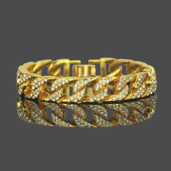 link, chain 1 fashion hip hop rhinestones paved bling iced out gold cuban miami link bracelets for men rapper jewelry gift, Black
link, chain 1 fashion hip hop rhinestones paved bling iced out gold cuban miami link bracelets for men rapper jewelry gift, Black