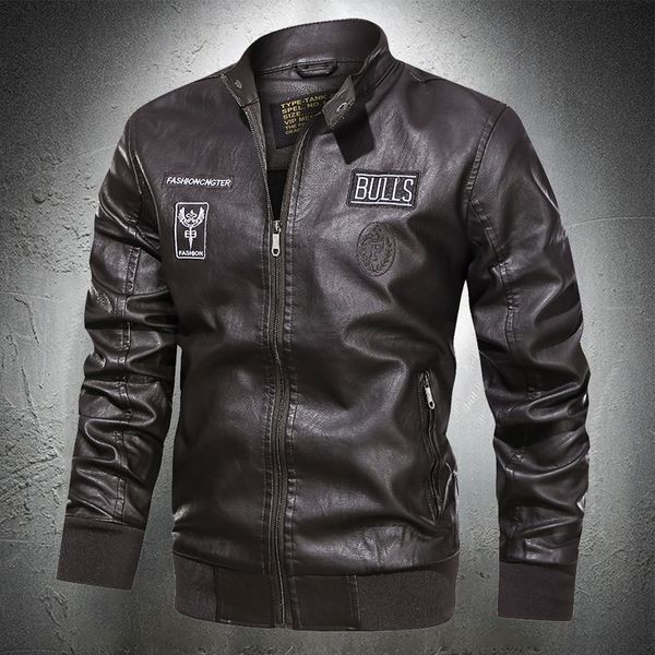 leather men fine jacket fitting motorcycle costume fashion collar of plutonium, Black;brown
leather men fine jacket fitting motorcycle costume fashion collar of plutonium, Black;brown