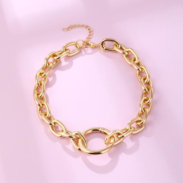 chokers 2021 punk miami cuban choker necklace hip hop trendy alloy thick chain circle women fashion jewelry aesthetic accessories, Golden;silver
chokers 2021 punk miami cuban choker necklace hip hop trendy alloy thick chain circle women fashion jewelry aesthetic accessories, Golden;silver