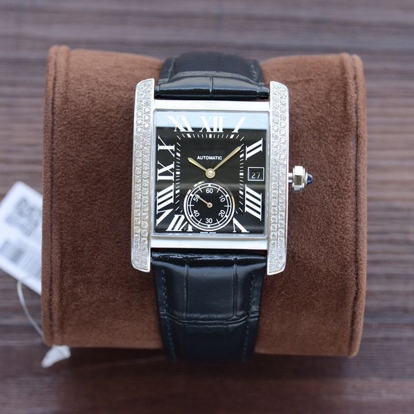 2020 classic tank men watches joker leather wristwatches square mens watch 34x44mm d31312
2020 classic tank men watches joker leather wristwatches square mens watch 34x44mm d31312