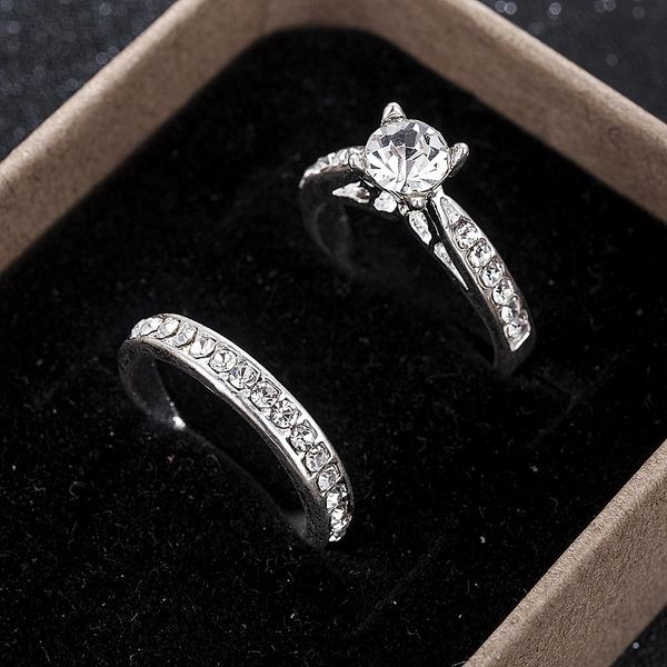 2 шт. / набор любителей charm biz bijoux femme мода ювелирные изделия bijoux кристаллические обручальные кольца для женщин мужские анель wmt, Silver
2 шт. / набор любителей charm biz bijoux femme мода ювелирные изделия bijoux кристаллические обручальные кольца для женщин мужские анель wmt, Silver