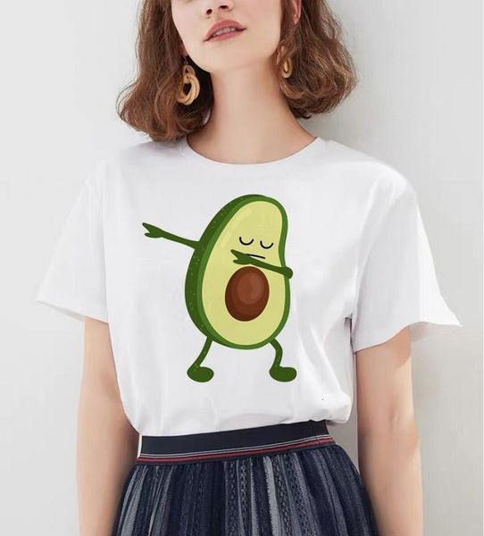 kawaii cartoon avocado short sleeve t-shirt womens vogue t shirt harajuku casual graphic clothes female tee, White
kawaii cartoon avocado short sleeve t-shirt womens vogue t shirt harajuku casual graphic clothes female tee, White