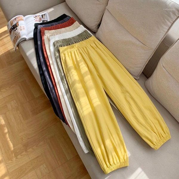 pants women summer elastic high waist loose casual ankle-length pants new 2020 vintage 100% cotton linen harem p7011, Black;white
pants women summer elastic high waist loose casual ankle-length pants new 2020 vintage 100% cotton linen harem p7011, Black;white