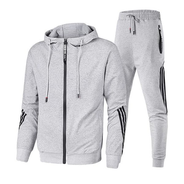 sets tracksuit men autumn winter hooded sweatshirt drawstring outfit sportswear 2020 male suit pullover two piece set casual, Gray
sets tracksuit men autumn winter hooded sweatshirt drawstring outfit sportswear 2020 male suit pullover two piece set casual, Gray