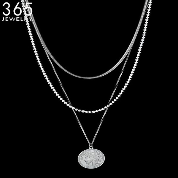 2121 new fashion necklaces harajuku goth three layers specifically chain necklaces stainless steel birthday gifts, Silver
2121 new fashion necklaces harajuku goth three layers specifically chain necklaces stainless steel birthday gifts, Silver