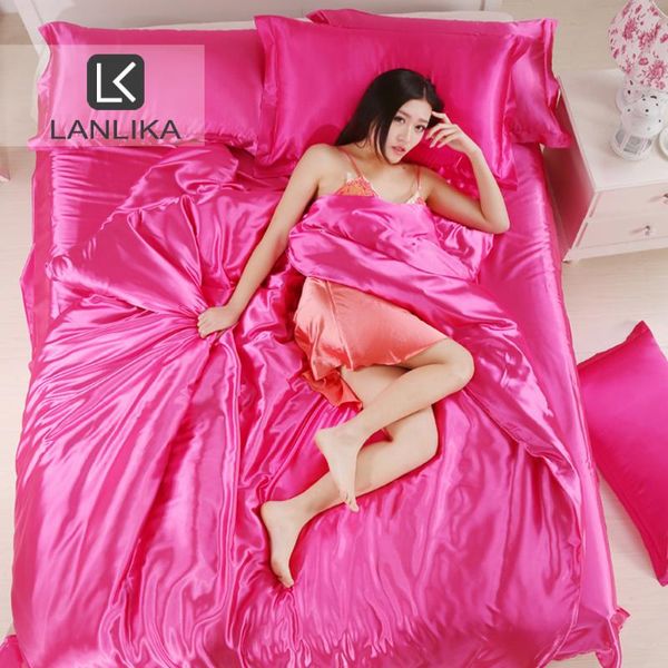 lanlika luxury rose red silk satin bedding set soft duvet cover king size home textiles decor bed linen bedspread
lanlika luxury rose red silk satin bedding set soft duvet cover king size home textiles decor bed linen bedspread