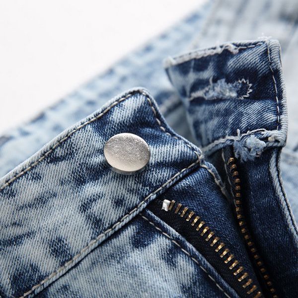 blue embroidery men's trousers cotton denim men large size fashion hole straight-leg jeans slim fit light
blue embroidery men's trousers cotton denim men large size fashion hole straight-leg jeans slim fit light