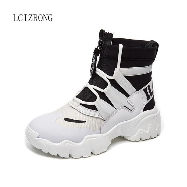 lcizrong casual women shoes 2020 new fashion black and white thick bottom lace up ankle boots korean version women's boots
lcizrong casual women shoes 2020 new fashion black and white thick bottom lace up ankle boots korean version women's boots