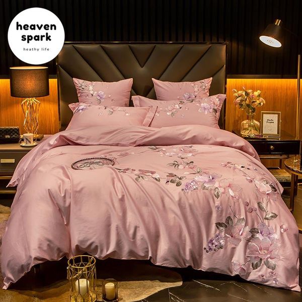 bedding sets luxury egyptian cotton embroidery flower pink blue 220x240 set duvet cover bed sheets and pillowcases sabanas 4/6pcs
bedding sets luxury egyptian cotton embroidery flower pink blue 220x240 set duvet cover bed sheets and pillowcases sabanas 4/6pcs