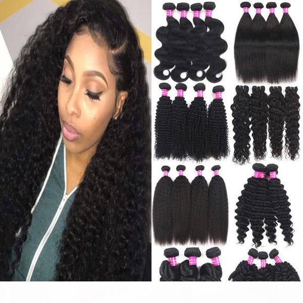 9a brazilian remy virgin hair bundles kinky curly human hair extensions 100% unprocessed body wave straight deep wave human hair weaves, Black
9a brazilian remy virgin hair bundles kinky curly human hair extensions 100% unprocessed body wave straight deep wave human hair weaves, Black