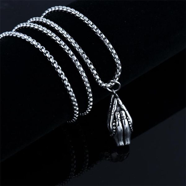 piety prayer stainless steel chain religious bergamot pendant necklace for men male women tibetan buddhism, Silver
piety prayer stainless steel chain religious bergamot pendant necklace for men male women tibetan buddhism, Silver