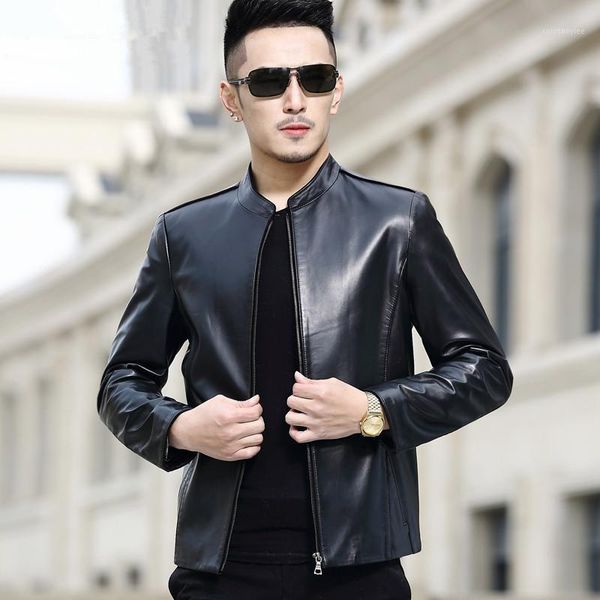 genuine leather jacket short sheepskin coat men spring autumn blazer leather jackets blouson cuir homme a16cj8807 yy2821, Black
genuine leather jacket short sheepskin coat men spring autumn blazer leather jackets blouson cuir homme a16cj8807 yy2821, Black