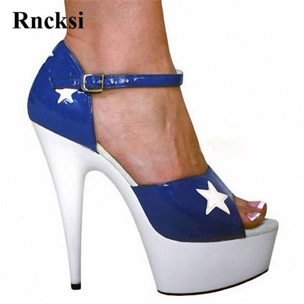 rncksi blue fiver-star women pole dance shoes night club party sandals ultra 15cm high heels platform dance shoes, Black
rncksi blue fiver-star women pole dance shoes night club party sandals ultra 15cm high heels platform dance shoes, Black