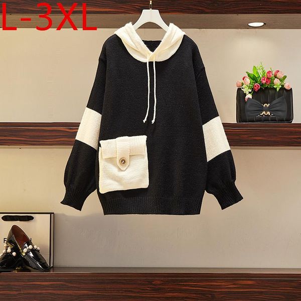 women's hoodies & sweatshirts plus size 2021 autumn winter long sleeves knitted hooded girls ladies pullover casual sweatershirt s067, Black
women's hoodies & sweatshirts plus size 2021 autumn winter long sleeves knitted hooded girls ladies pullover casual sweatershirt s067, Black