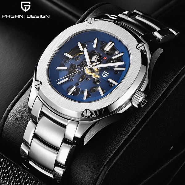 2020 new pagani design mechanical watch men waterproof automatic men wristwatch hollow casual watch sport clock, Slivery;brown
2020 new pagani design mechanical watch men waterproof automatic men wristwatch hollow casual watch sport clock, Slivery;brown