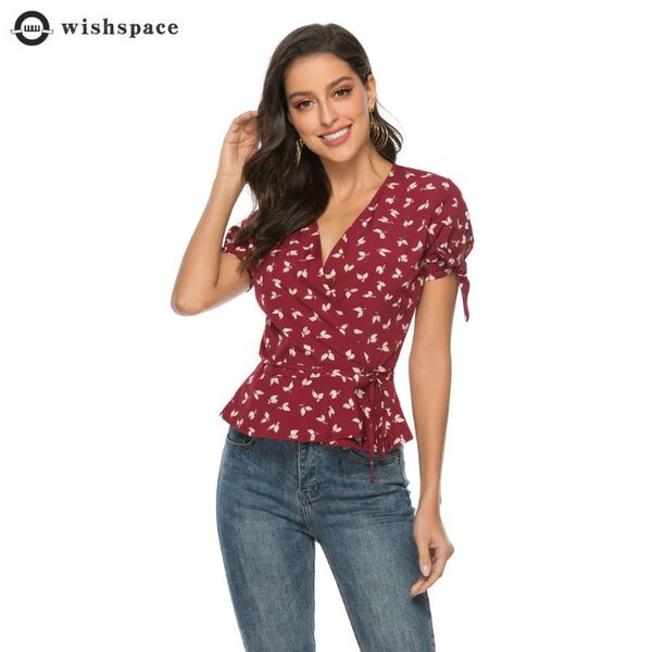 women's blouses & shirts wisspace2021 summer and autumn in europe america chiffon v-neck short-sleeved shirt bow tie fashion blouse wom, White
women's blouses & shirts wisspace2021 summer and autumn in europe america chiffon v-neck short-sleeved shirt bow tie fashion blouse wom, White