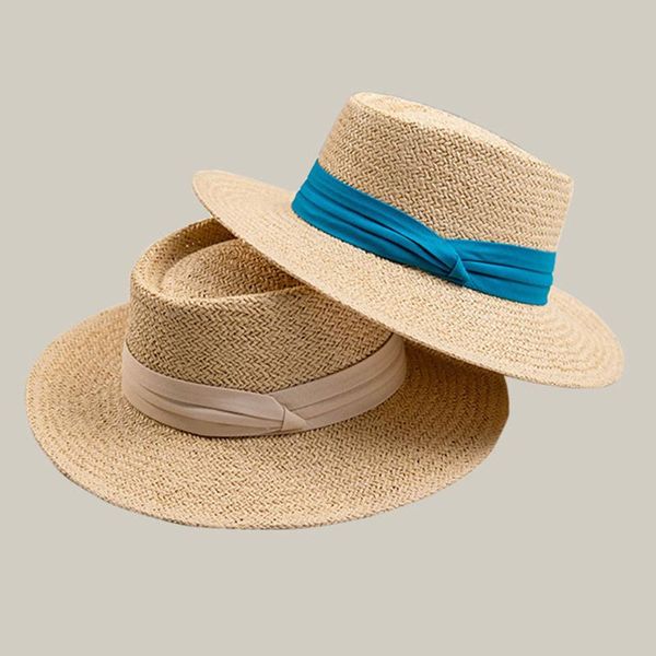 wide brim hats fashion summer hat women handmade sunha flat straw girl ribbon beach bone concave holiday panama cap sun protection, Blue;gray
wide brim hats fashion summer hat women handmade sunha flat straw girl ribbon beach bone concave holiday panama cap sun protection, Blue;gray